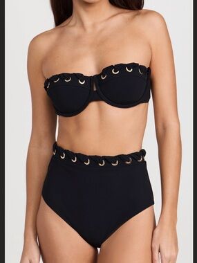 Zimmermann Alight Eyelet Balconette Bikini Top NEW WITH TAGS!!!!